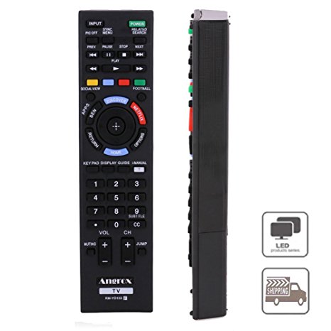 Angrox RM-YD103 RM-YD102 Universal TV Remote Control Replacement For Bravia SONY TV Remote HDTV LCD LED 3D Smart Television