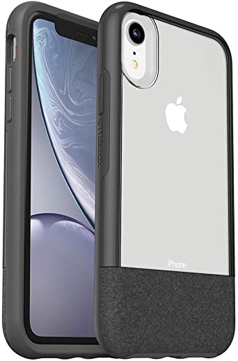 OtterBox Clear & Felt Case for iPhone XR - LUCENT STORM (CLEAR/CASTLEROCK/PEWTER)