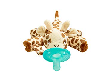 Philips Avent Soothie Snuggle Pacifier, 0m , Giraffe, SCF347/01