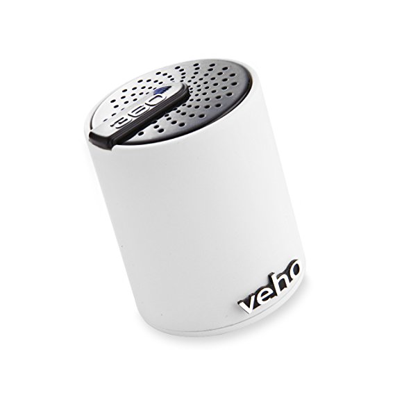 Veho VSS-007-360BT Portable 360 Bluetooth Speaker for iPhones, Android, iPod, iPad, Tablets and all Bluetooth devices - White