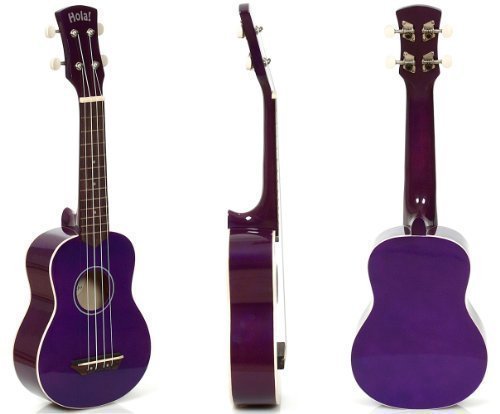 Hola HM-21 Soprano Ukulele Color Series Purple