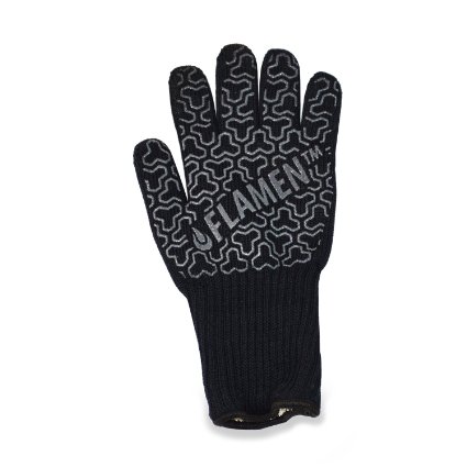 Flamen Extended-Cuff Kevlar BBQ and Fireplace Glove Fireproof Heat Resistant To 932F