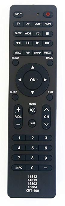 New Vizio XRT100 Universal Remote Control for All VIZIO BRAND TV, Smart TV - 1 Year Warranty