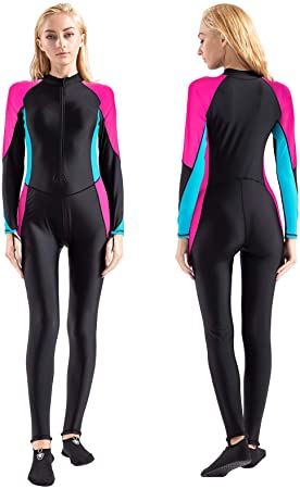 COPOZZ Dive Skin, Diving Snorkeling Surfing Spearfishing Rash Guard-Full Body UV Protection - for Men Women Youth Thin Wetsuit Jellyfish Skin