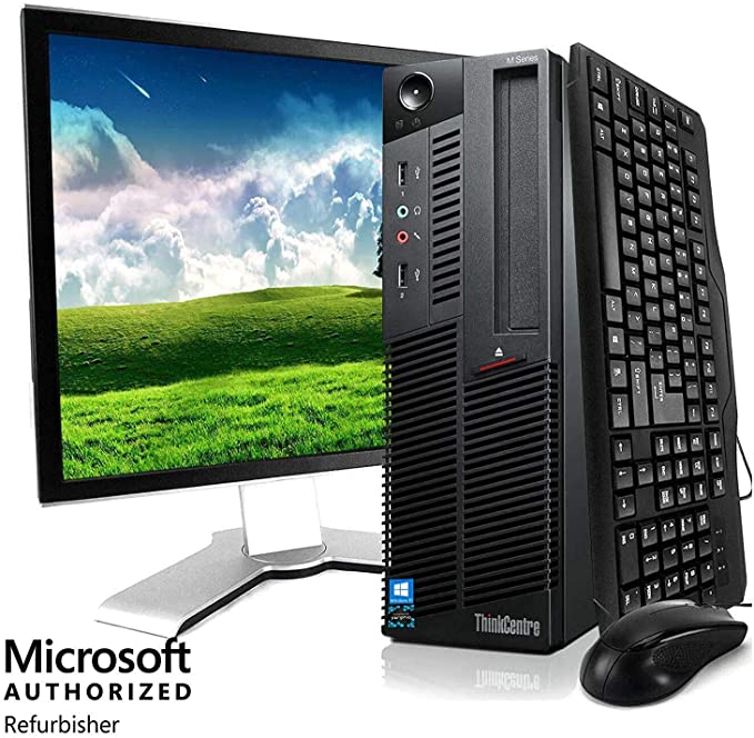 Lenovo Thinkentre M90 Desktop Computer - Intel Core i5 3.1GHz 8GB RAM, 1TB HDD, DVD-RW Drive, Bluetooth and WiFi, 22 Inch LCD, Keyboard, Mouse, Windows 10 Pro (Renewed)