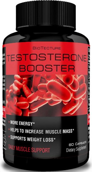 Testosterone Booster Capsules - Best Daily Muscle Support Formula Plus Vitamin Complex for More Energy Helps Increase Muscle Mass and Supports Weight Loss Money Back Guarantee