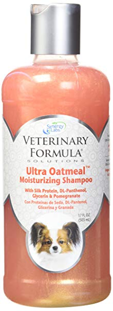 Veterinary Formula Solutions Ultra Oatmeal Moisturizing Shampoo for Dogs, 17 oz. – Moisture-Rich Nourishing Shampoo – Leaves Coat Clean, Soft, Silky, Shiny