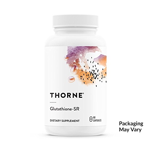 Thorne Research - Glutathione-SR - Sustained-Release Glutathione for Antioxidant Support - NSF Certified for Sport - 60 Capsules