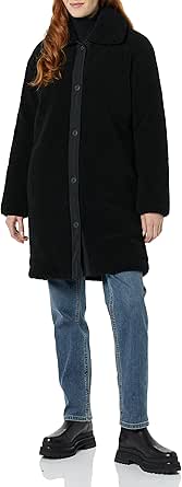 Amazon Essentials Women's Oversized Teddy Sherpa Coat (Previously Goodthreads)