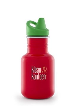 Kid Kanteen 12-Ounce Stainless Steel Bottle With Sippy Cap