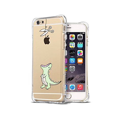 iPhone 6s Case, Clear TPU Gel Air Cushion Bumper Protective Back Cover Case for Apple iPhone 6/6s - Ultra Clear