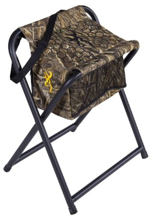 Browning Camping SteadyReady Hunting Stool with Insulated Cooler Bag