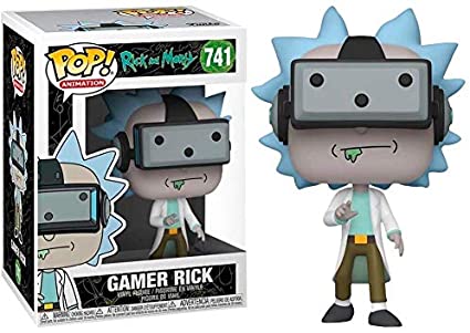 Funko Pop! Animation: Rick and Morty - Gamer Rick Exclusive Vinyl Figure #741