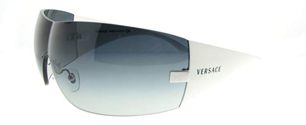 Versace 2054 10008G GRAYGRADIENT/SHINYWHITE Designer Sunglasses