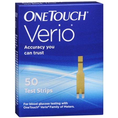 One Touch Verio Test Strips, 50 Count