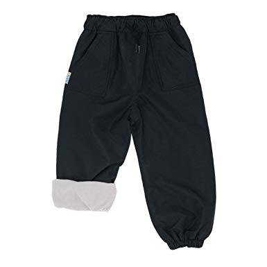 JAN & JUL Kids' Rain or Snow Pants, Water-Proof Cozy-Dry Fleece-Lined for Girls Boys Toddlers