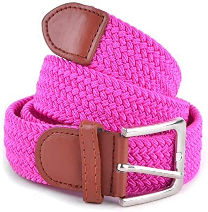 Stretch Braided Woven Belts without Holes, Elastic Casual Belts for Men and Women