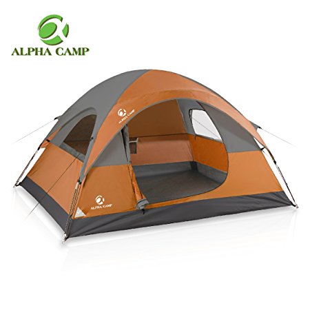 ALPHA CAMP 3 Person Tent for Camping Lightweight Backpacking Tent - 8 x 7