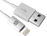 iPhone Charger Syncwire Apple Lightning Cable 33ft - Apple MFi Certified Lifetime Guarantee Series - Sync and Charging Cord for iPhone 6s 6 Plus 5s 5c 5 iPad Air  mini  4th Gen iPod nano  touch - WhiteCompatible with iOS 9