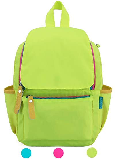 Kids Backpack Children Bookbag Preschool Kindergarten Elementary School Travel Bag for Girls Boys (1530 Green, Small)