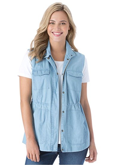 Women's Plus Size Utility Vest