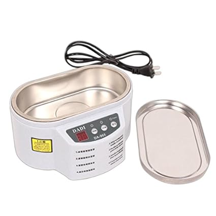 Generic DADI DA-968 Dual Power 220V 30W 50W Ultrasonic Cleaner with Display Stainless Steel Intelligent Ultrasonic Cleaning