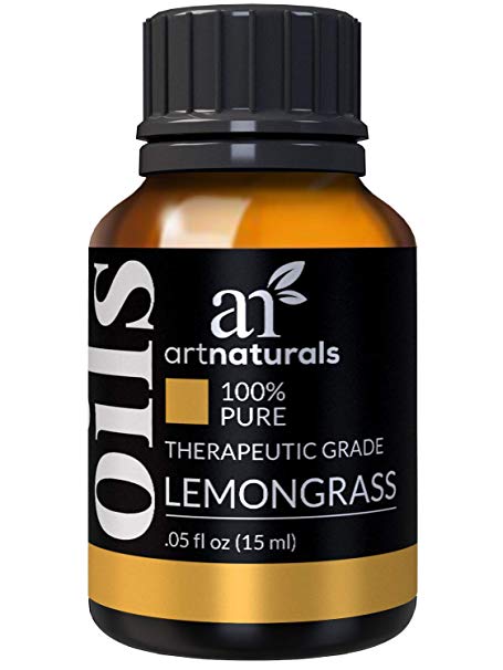 ArtNaturals 100% Pure Lemongrass Essential Oil - 15 ml - Therapeutic Grade