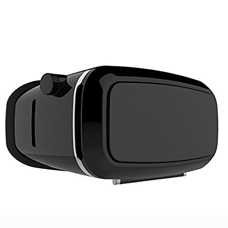 FOME SPORTS|OUTDOORS New Generation Virtual Reality Headset 3d Vr Glasses Movies and Games for All 3.5 ~ 6.0'' Smart Phones iPhone 6/ iPhone 6 Plus/LG G3/ Galaxy Note 4/Galaxy Note 3/ Galaxy S6 Edge/ Galaxy S6/SONY Experia T2 Ultra/ Xperia Z3 /MOTO Nexus 6/HTC One Max Black