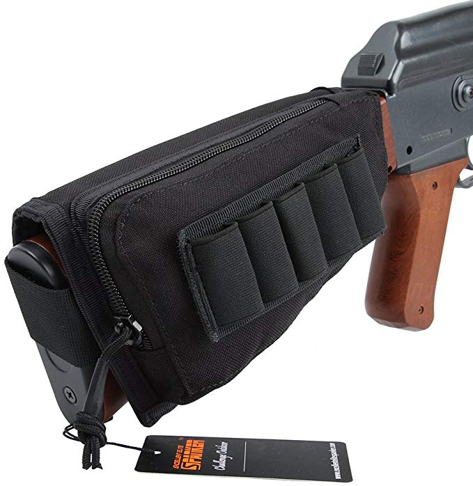 EXCELLENT ELITE SPANKER Tactical Buttstock Shotgun Rifle Shell Holder for Cheek Rest Ammo Holder Pouch