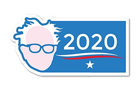 Bernie Sanders for President 2020 7"x3.5" bumper sticker decal