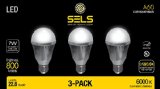 SELS A19 Led Light Bulb 7 Watts 800 Lumens E26 Standard Base 60 Watt Incandescent bulb Equivalent UL 6000K Daylight