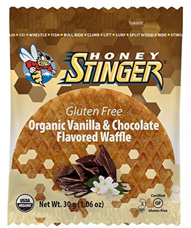 Honey Stinger Organic Gluten Free Waffle, Vanilla/Chocolate, 1.06 Ounce