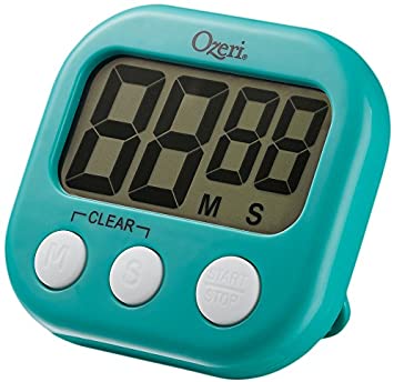 Ozeri KT1-T Kitchen and Event Timer, Teal Blue