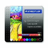 Staedtler Karat Aquarell Premium Watercolor Crayons 223M12