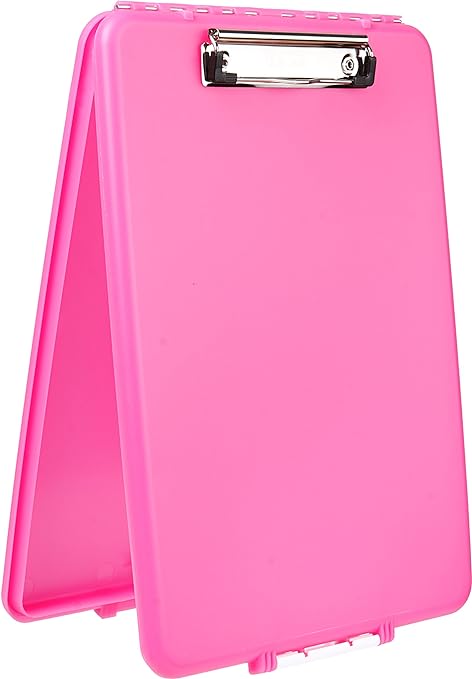 Dexas Slimcase Storage Clipboard, Pink