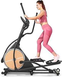 Elliptical Machine, Cross Trainer for Home Use with Hyper-Quiet Electromagnetic Front Driving System, 32 Resistance Levels, 20IN Stride, 400LBS Weight Capacity