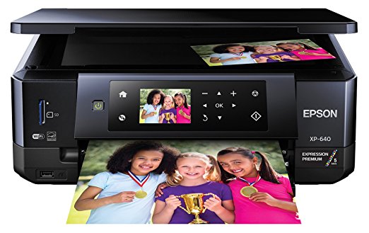 Epson XP-640 Wireless Color Photo Printer with Scanner and Copier