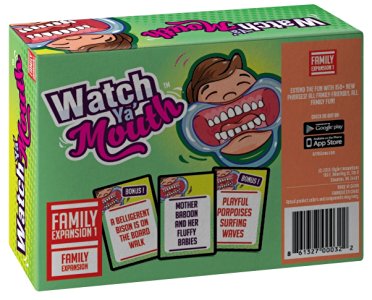 Watch Ya Mouth Family Expansion #1 Phrase Card Game Expansion Pack, for All Mouth Guard Games
