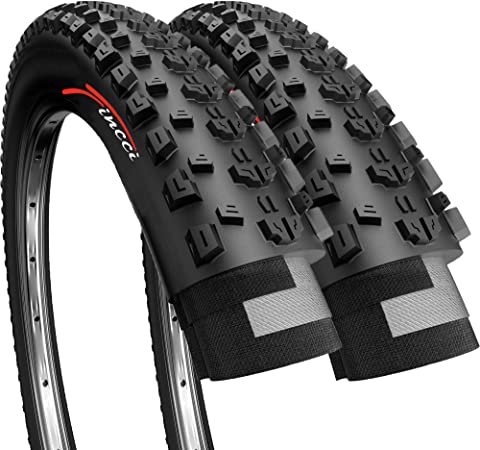 Pair of Fincci Foldable Road Mountain MTB Mud Offroad Bike Bicycle Tire Tires 26 x 2.25