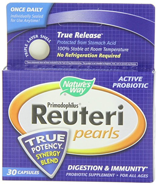 Nature's Way Primadophilus Reuteri Pearls, 30 Count