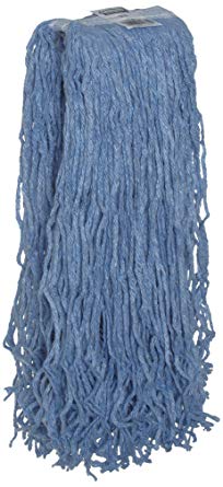 Rubbermaid Commercial FGF13200BL00 Synthetic Blend Mop, 24-ounce, 1-inch White Headband, Blue