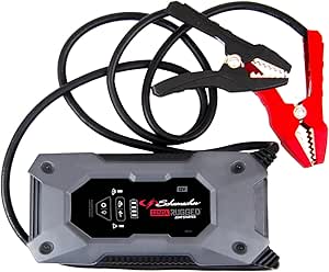 Schumacher Electric SL1654 Rugged Lithium Portable Power Pack and 2250A Jump Starter, for 10.0L gas and 8.0L Diesel engines - Jump Start Car, Motorcycle, SUV, Charge Apple and Android