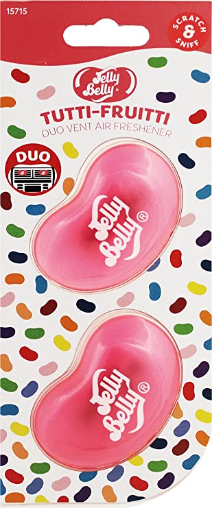 Jelly Belly 15715 3D Gel Mini Vent Air Freshener Duo Pack