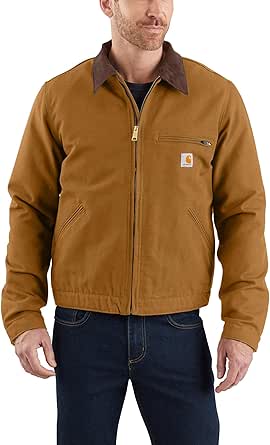 Carhartt Men's Relaxed Fit Duck BlanketLined Detroit Jacket