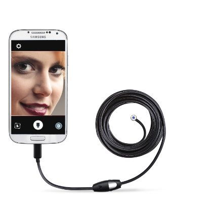 Depstech 5m Android OTG Endoscope with USB Adapter for Some Android Phones 7mm Smart Touch Endoscope DSNKJ0011