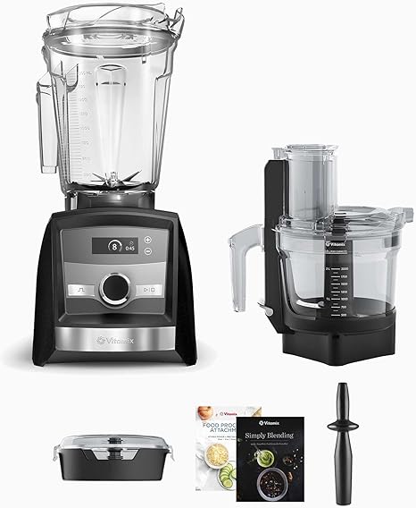 Vitamix Ascent Series A3300 SmartPrep Kitchen System, Black, 64 Fl Oz