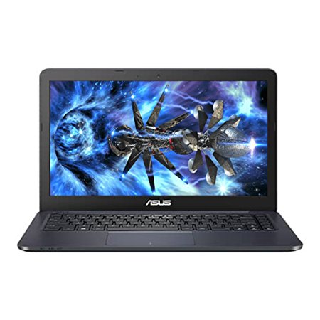 2017 Newest ASUS Premium High Performance 14-inch Flagship Laptop PC Intel Celeron Dual Core-Processor 4GB RAM 32GB eMMC Hard Drive HDMI WIFI WEBCAM Bluetooth 1-Year Office Windows 10-Blue