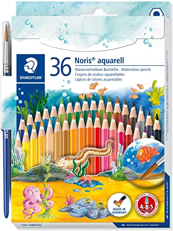 Staedtler Watercolor Pencils, Box of 36 Colors (14410ND36)