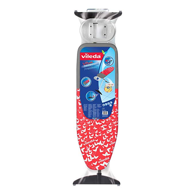 Vileda Viva Express Park and Go Ironing Board, Red