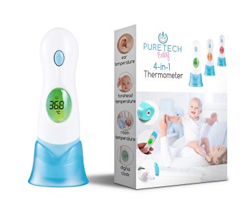 Baby Ear & Forehead Thermometer. Instantly Read The Temperature of Your Infant and Children Using a Safe Infrared Reading Warning of a Possible Fever...Add to Cart Now!